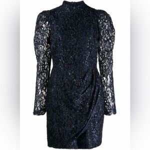 BLACK HALO Santorini Laurel Berman Santorini Mini-dress In Midnight Dress NWOT